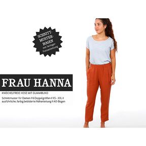 FRAU HANNA - lediga byxor med resårband, Studio Schnittreif  | XS -  XXL, 