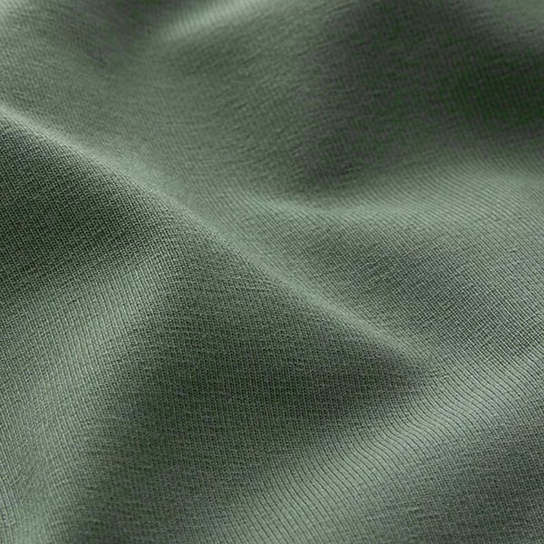 Bomullsjersey medium enfärgad – pinjegrön, image number 4