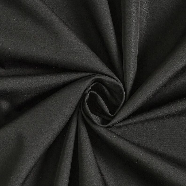 GOTS Bomullspoplin | Tula &ndash; svart,  image number 1
