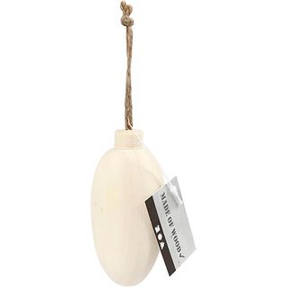 Trähängsmycke ovalt,  9 cm, 