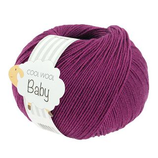 Cool Wool Baby, 50g | Lana Grossa – rödlila, 