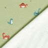 Bomullsjersey Glada dinosaurier – gråbeige,  thumbnail number 4