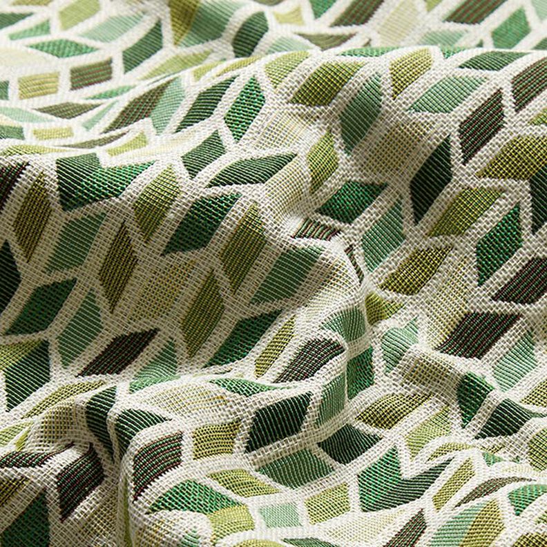 Jacquard Gobeläng Sicksack – grön, image number 2