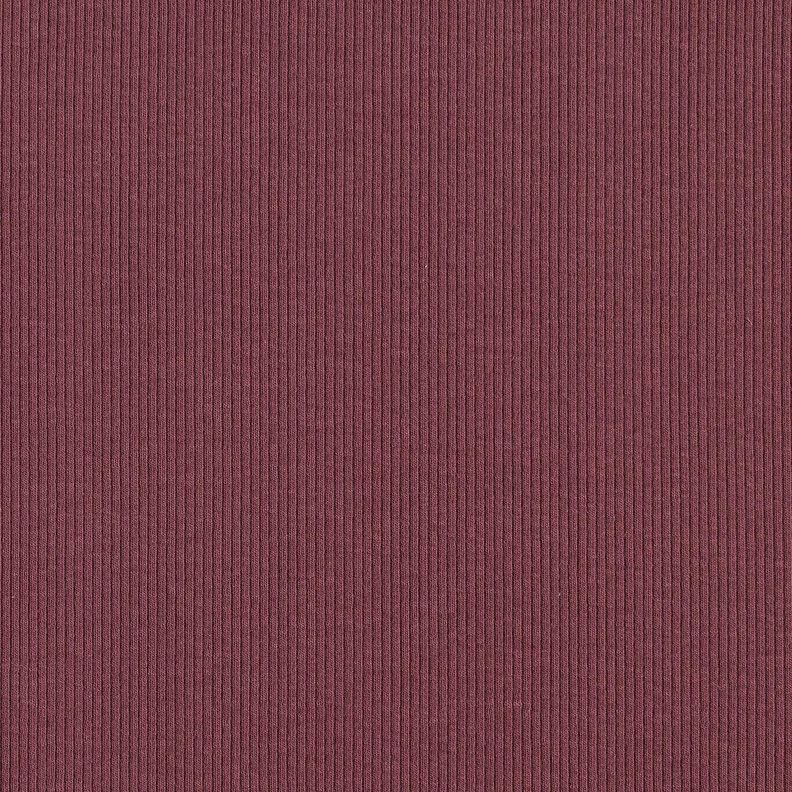 Ribbad jersey fint 2-1-1-1 revbensm&ouml;nster &ndash; aubergine,  image number 4