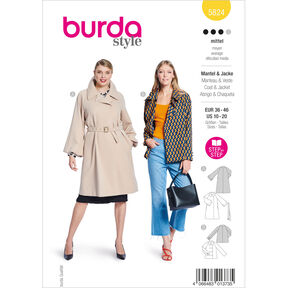 Jacka / Täcka | Burda 5824 | 36-46, 