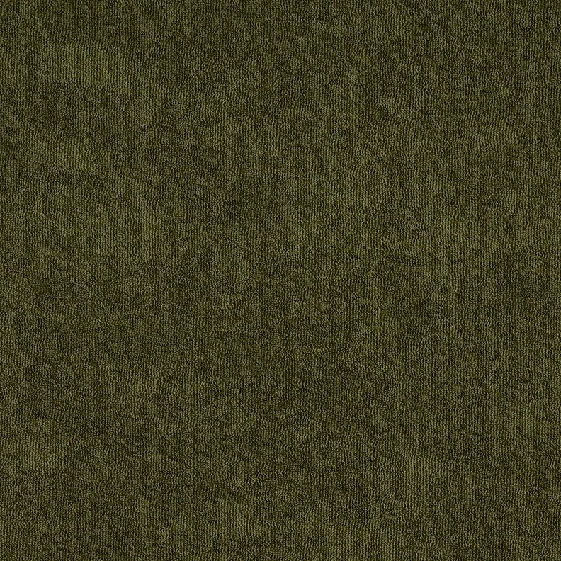Frottétyg Stretch Enfärgat – mörk-oliv,  image number 4