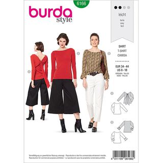 T-shirt, Burda 6166 | 34-44, 