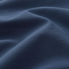 Bomullsjersey medium enfärgad – havsblå, 