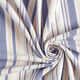 Muslin/Dubbel-krinkelväv Ränder i färgat garn | Poppy – vit/marinblått,  thumbnail number 3