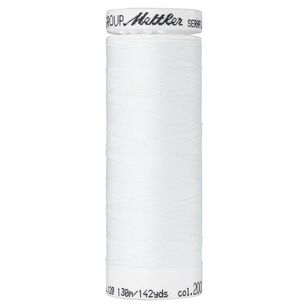 Seraflex sytråd för elastiska sömmar (2000) | 130 m | Mettler – vit,  image number 1