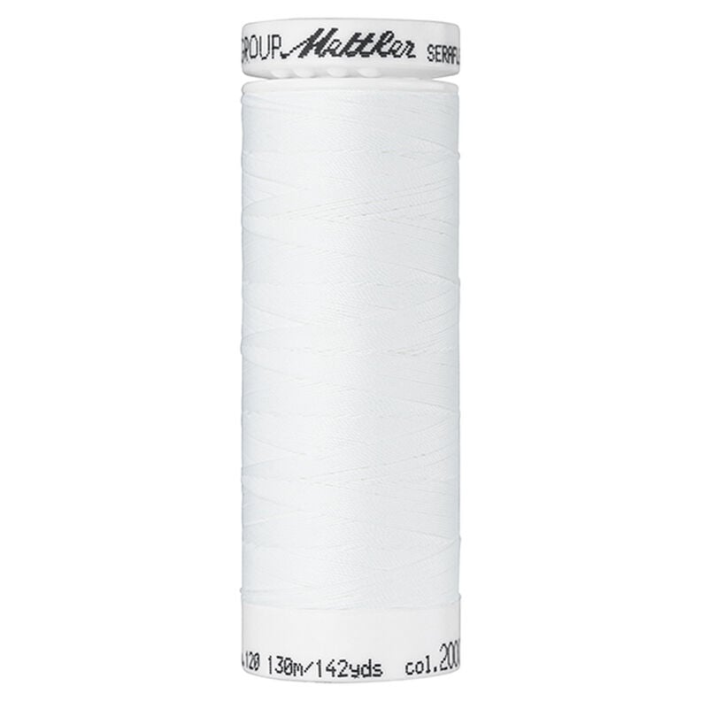 Seraflex sytråd för elastiska sömmar (2000) | 130 m | Mettler – vit, image number 1