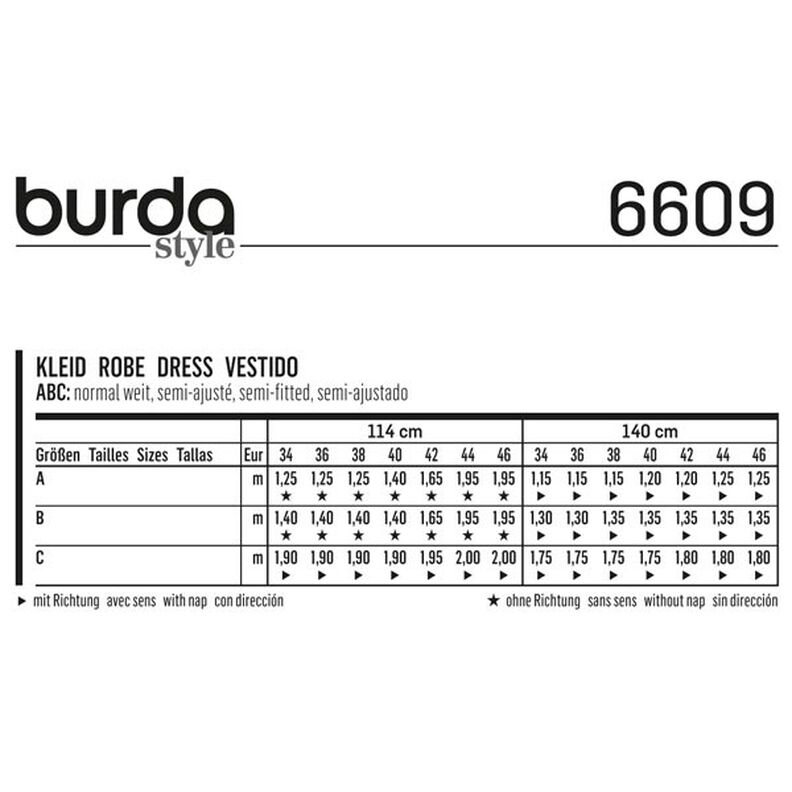 Klänning, Burda 6609,  image number 6