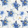 Alpfleece akvarellstjärnor – natur/indigo,  thumbnail number 1