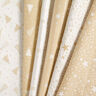 Dekorationstyg Jacquard Lurex Små granar – ljusbeige/guld,  thumbnail number 5