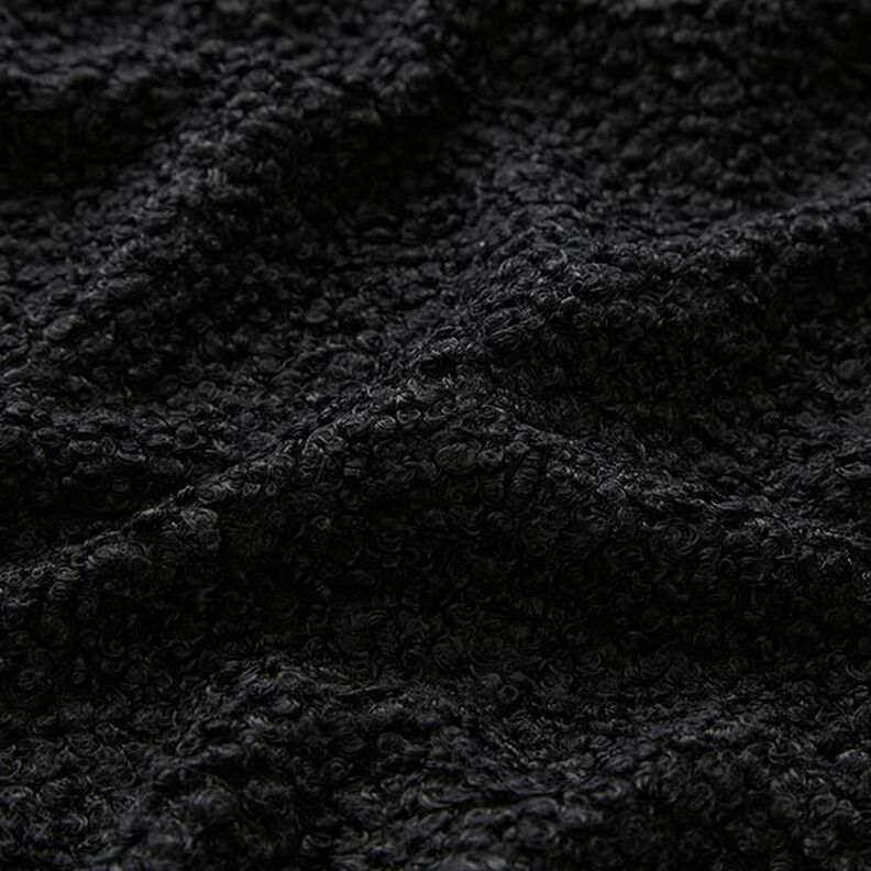 Strick Bouclé enfärgad – svart,  image number 2