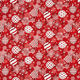 Dekorationstyg Canvas Julgranskulor – rött,  thumbnail number 1