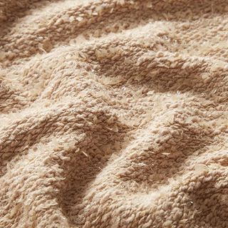 Bomull Finstickat Glittereffekt – sand, 