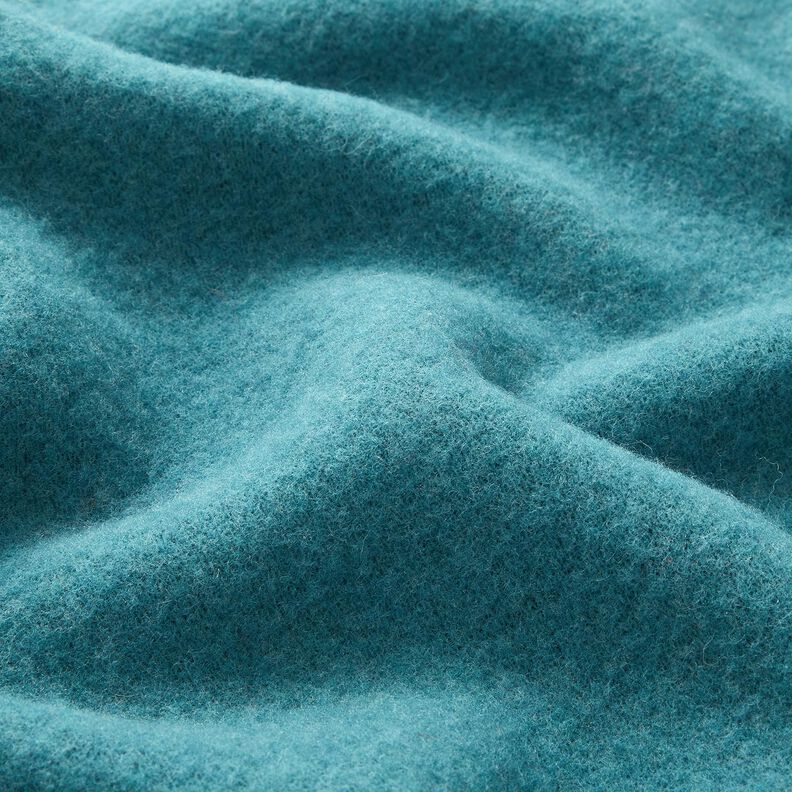 Ullfleece ren nyull Enfärgat – turkos, image number 2