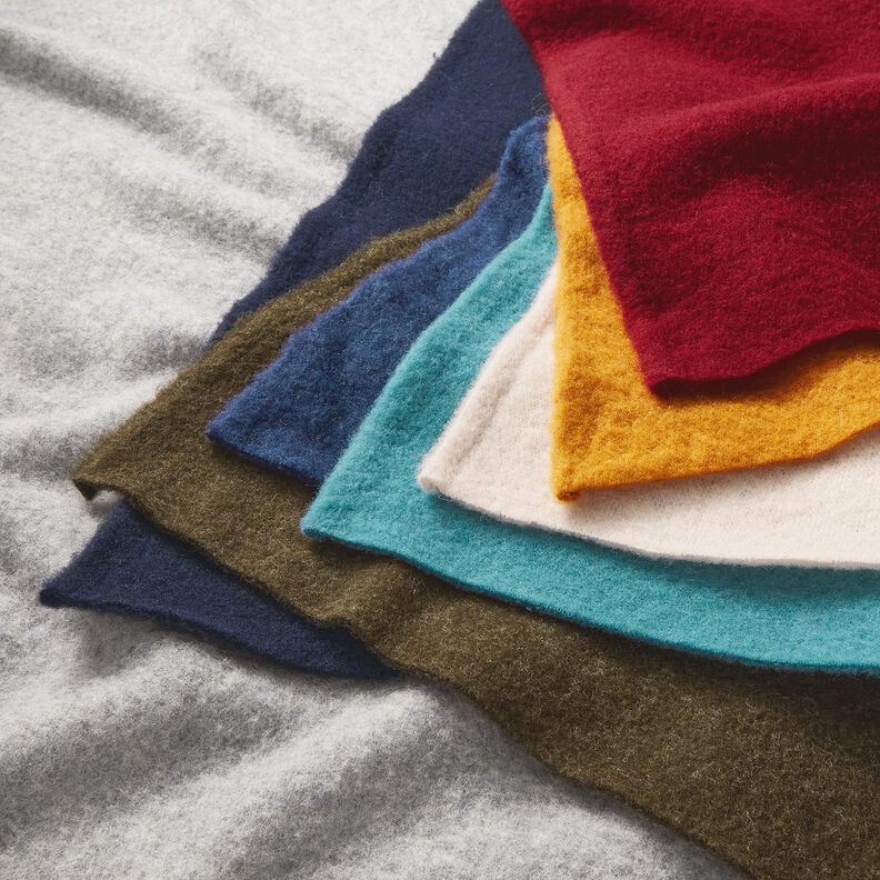 Ullfleece ren nyull Enfärgat – senap, image number 4