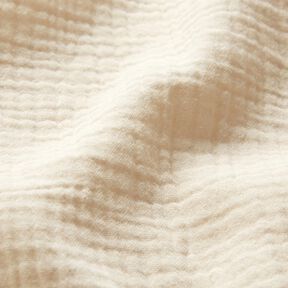 GOTS muslin/dubbelt krinklad väv | Tula – natur, 