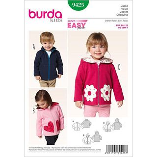 Jacka / Huvjacka, Burda 9425, 