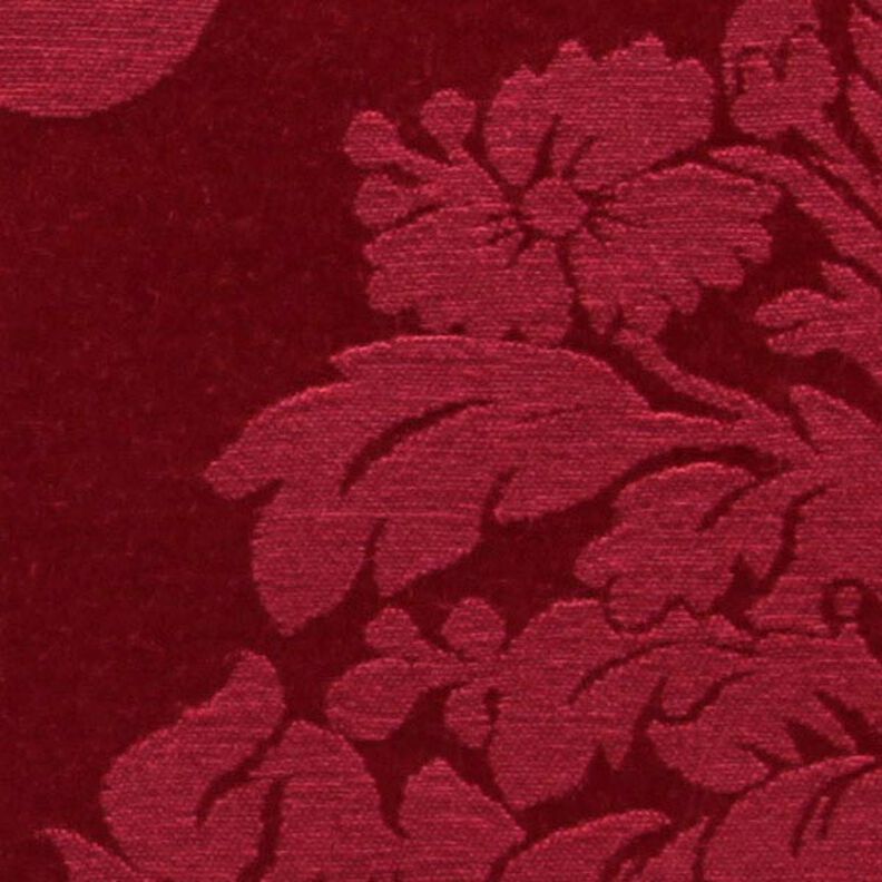 Dekorationstyg Jacquard Damasco 280 cm – kaminrött,  image number 2