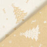 Dekorationstyg Jacquard Lurex Små granar – ljusbeige/guld,  thumbnail number 4