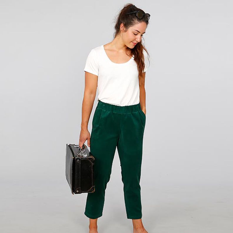 FRAU HANNA - lediga byxor med resårband, Studio Schnittreif | XS - XXL,  image number 5