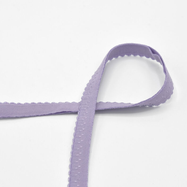 Elastisk kantband spets [20 mm] – fläder,  image number 1