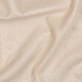 Muslin/Dubbel-krinkelväv Fina glitterprickar | Poppy Fabrics – sand, 