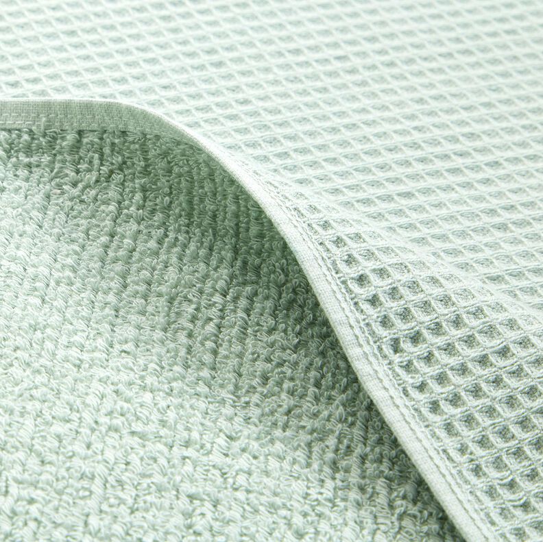 Frottétyg/Våffelpiké Enfärgat – ljus mint,  image number 5