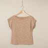 Bomullsjersey blad – ljusbrun,  thumbnail number 6