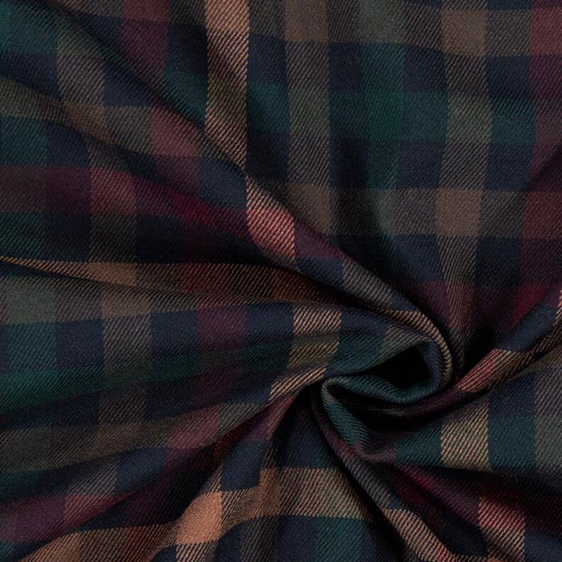 Skotskrutig stretch – navy,  image number 2