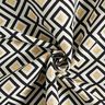 Dekorationstyg Jacquard Artdecoromber – yllevit/guld,  thumbnail number 3