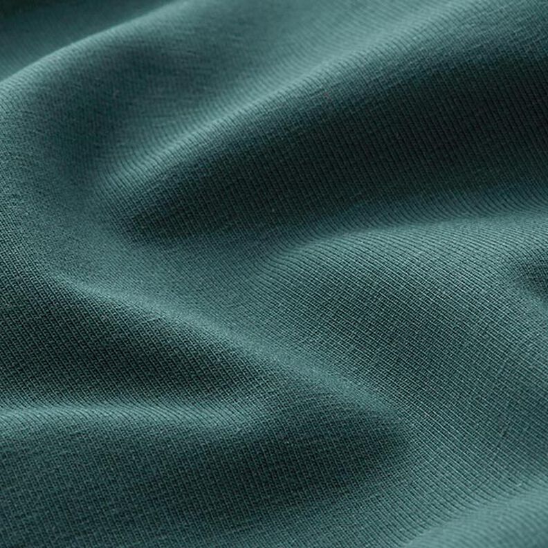 Bomullsjersey medium enfärgad – mörkgrön,  image number 4