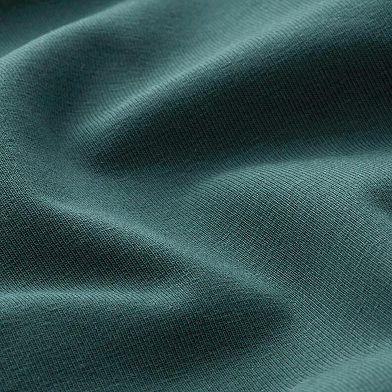 Bomullsjersey medium enfärgad – mörkgrön, image number 4