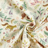 Muslin/Dubbel-krinkelväv Skogsdjur blommig – yllevit,  thumbnail number 3