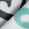 Mysfleece stora hjärtan – silvergrå/mörkgrön,  thumbnail number 5