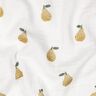 Muslin/Dubbel-krinkelväv päron Digitaltryck | Poppy Fabrics – vit/gul oliv,  thumbnail number 2