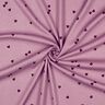 Ribbad jersey spridda hjärtan | Poppy Fabrics – pastellviolett/merlot,  thumbnail number 3