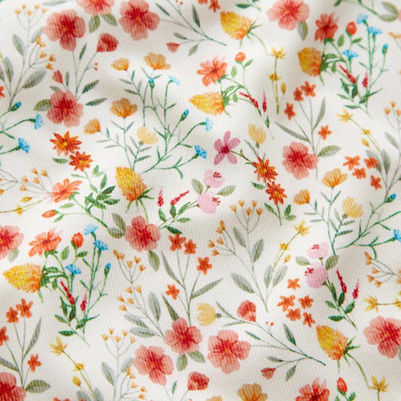 Babymanchester blomsteräng i akvarell Digitaltryck – yllevit,  image number 2