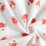 GOTS Muslin/Dubbel-krinkelväv Kräftor | Poppy Fabrics – elfenbensvit,  thumbnail number 3