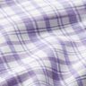 Bomullsstretch rutor – vit/lavender,  thumbnail number 3