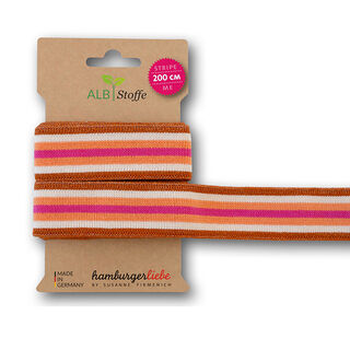 Band av ekologisk jacquard STRIPE ME [200 CM | 3,5 CM] | Albstoffe, 
