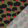 LENZING™ ECOVERO™ viskostyg  Poppies | Nerida Hansen – oliv/svart,  thumbnail number 4
