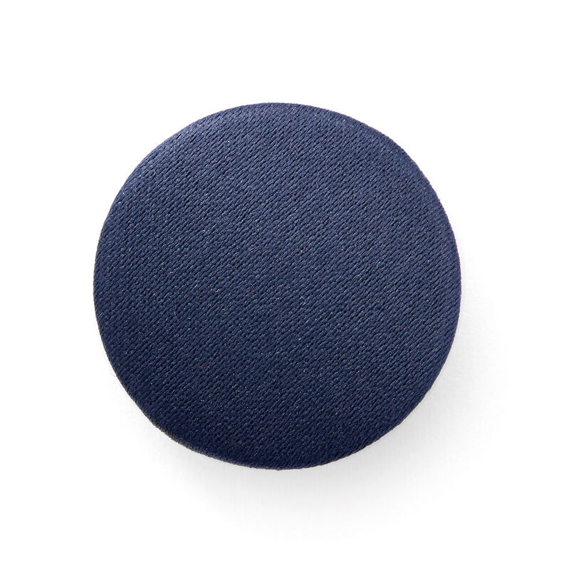 Klädd knapp, Duchessesatäng – jeansblå,  image number 1