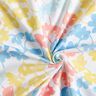 French Terry färgglada blommor – vit/färgmix,  thumbnail number 3
