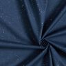 Bomullstyg Poplin Folietryck Silverfläckar – nattblå/silvermetallic,  thumbnail number 3