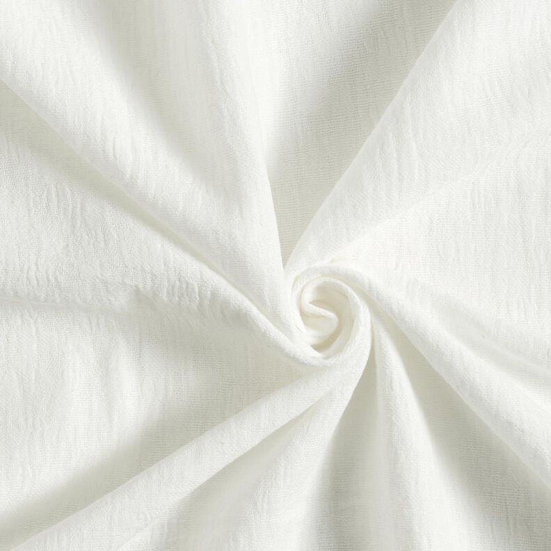 Muslin/Dubbel-krinkelväv Jacquard blommor – yllevit, image number 4