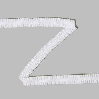 Elastisk ryschspets  - vit, 